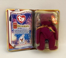 TY Teenie Beanie Babies Ronald House Millennium The Bear McDonald’s 2000 Retired