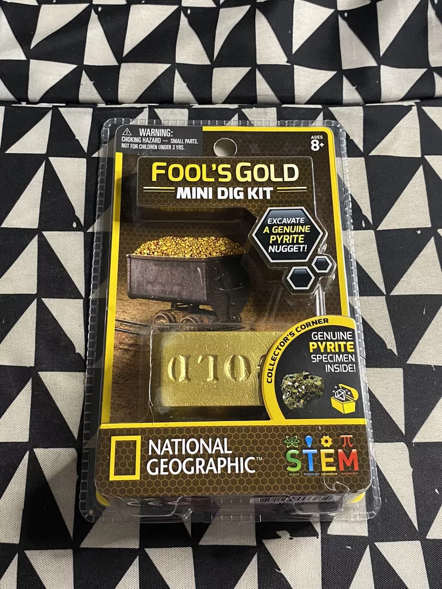 National Geographic Fool's Gold Mini Dig STEM Science Kit