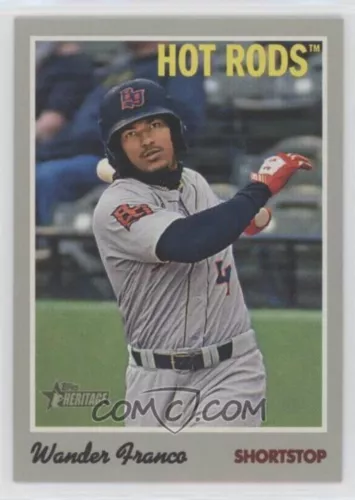 2019 Topps Heritage Minor League Wander Franco Bowling Green Hot Rods