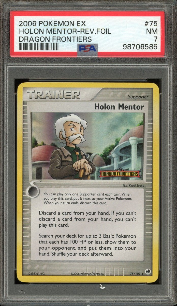 Pokemon Holon Mento EX Dragon Frontiers Reverse Holo #75 PSA 7 | eBay