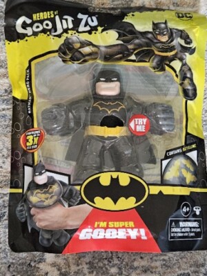 NEW Heroes of Goo Jit Zu DC Batman in Black Hero Goojitzu Super Squishy