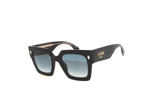 Fendi FF0457/G/S 0457 807 08 Black Gray Blue Gradient Sunglasses | eBay