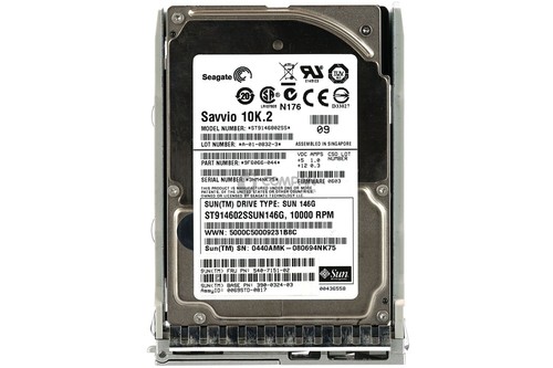 540-7151-02 SUN HDD 146GB 10K SAS 3G 2.5" SFF HOT-SWAP - Picture 3 of 7