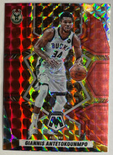 GIANNIS ANTETOKOUNMPO - Red Mosaic Prizm All-NBA 2021-22 Panini Mosaic #281