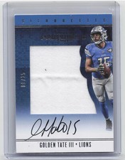 2017 Preferred #48 Golden Tate Silhouettes Auto #09/25