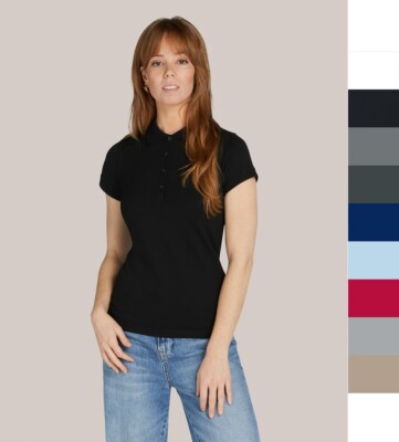 SG Damen Signature Stretch Tagless Poloshirt modern Fit Mini Piqué SGPoloF NEU