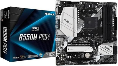 B550M PRO4 Supports 3Rd Gen AMD AM4 Ryzen  / Future AMD Ryzen  Processors Mother