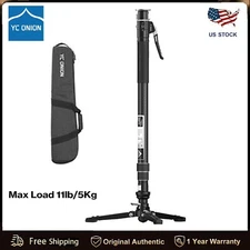 YC Onion Pineta Pro Carbon Fiber Monopod Light Stand w/ Pedal Base Quick Release