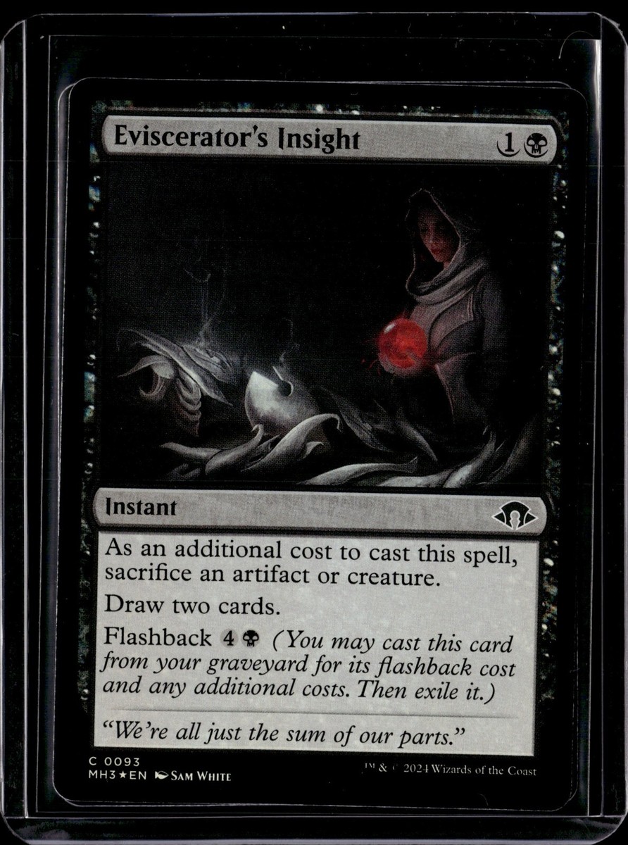 Eviscerator's Insight - 93 - Foil - MH3 - NM - MTG Magic the