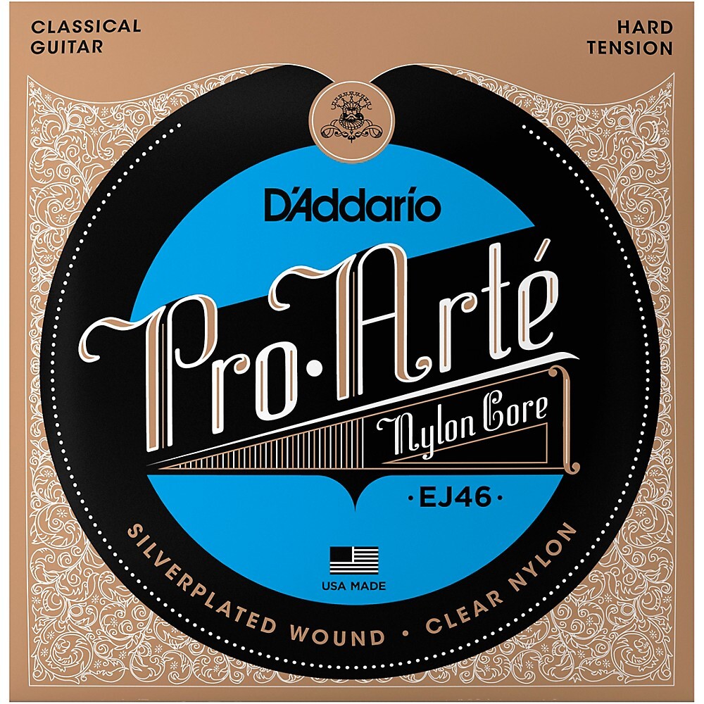 Струны для классической гитары DAddario EJ46 Pro-Arte с жестким натяжением
