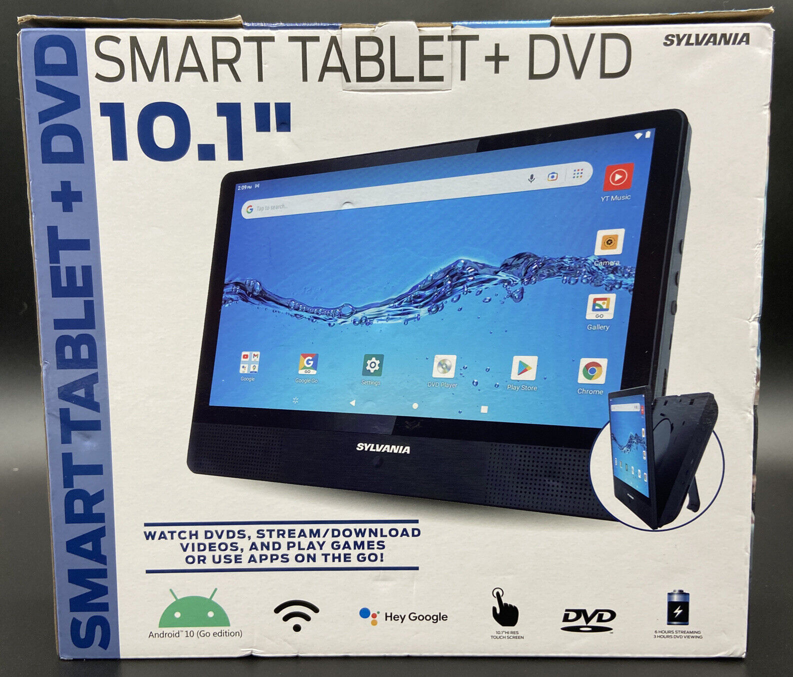 Sylvania 10.1" Quad Core Tablet/Portable DVD Combo