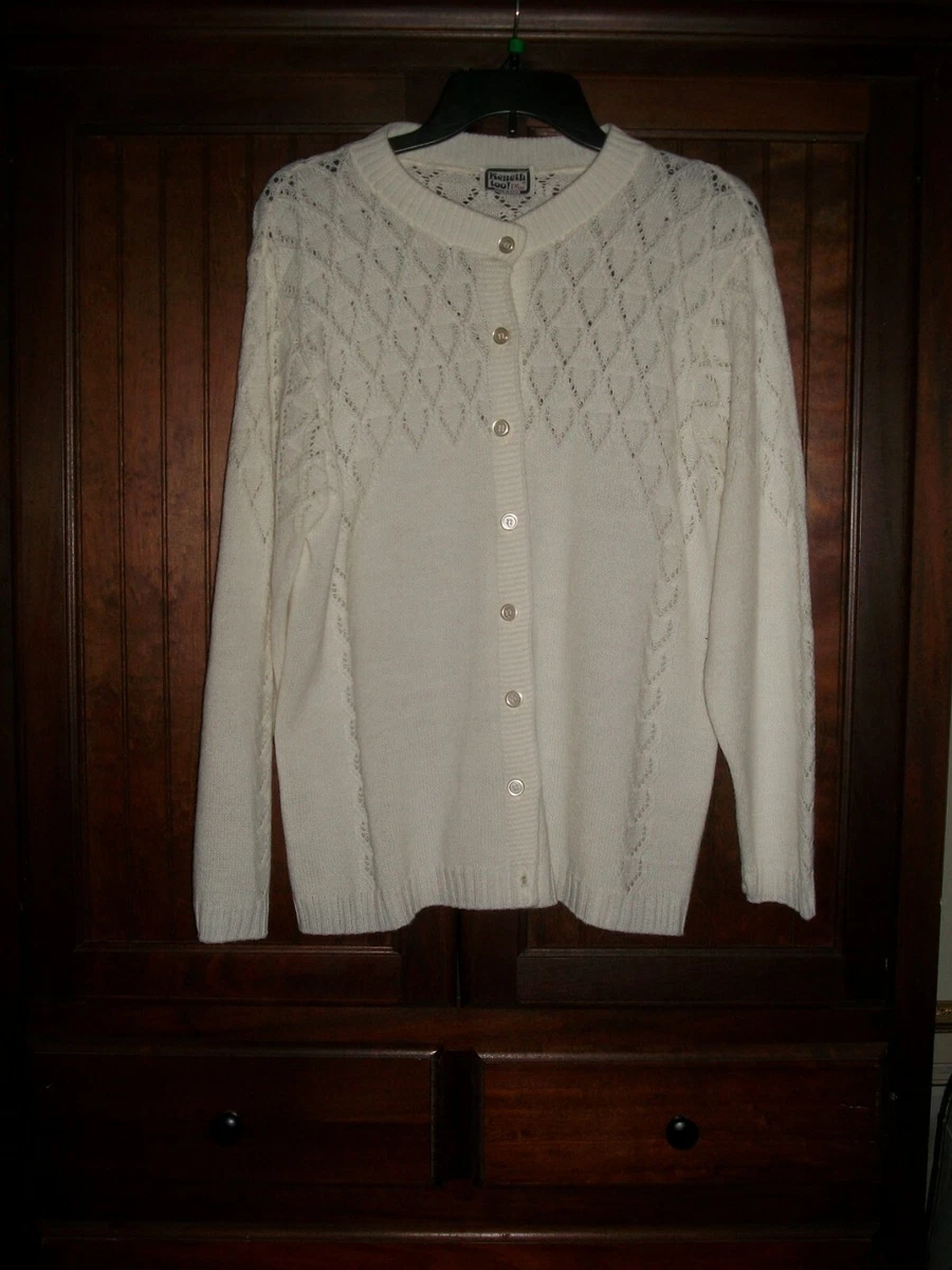 White cardigan online top