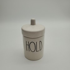 Rae Dunn "HOLD" Artisan Collection Canister with Lid