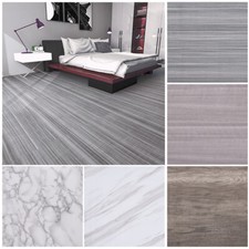 Wood/Marble Effect Floor Sticker Self-adhesive Vinyl Flooring Wall Sticker Roll