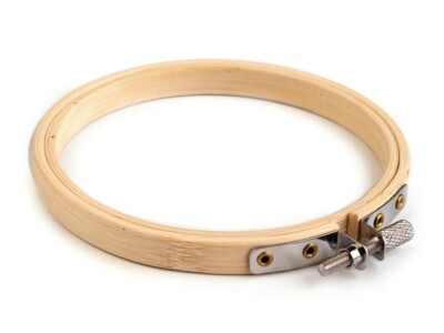 Stickrahmen Stickring aus Bambus 10 cm fr Kreuzstich MIT Schraube |  eBay.de
