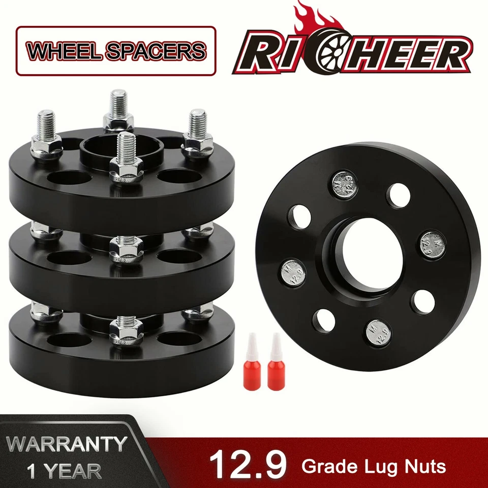 4 espaciadores de rueda de 1 pulgada 4x100 12x1,5 para Mazda Miata Toyota Corolla Scion xB Foto 3 de 4