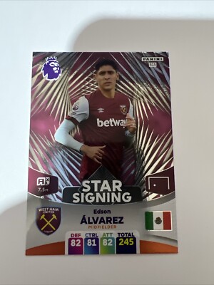 Edson Alvarez STAR SIGNING Karte # 515 Panini PL Adrenalyn XL 2024. Newu