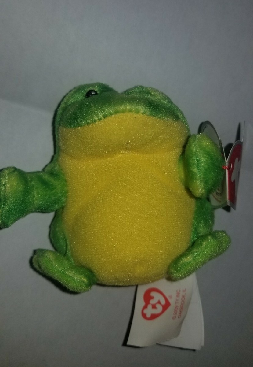 TEENIE BEANIE BABY- MCDONALDS 2009 JUMPS THE FROG- MINT
