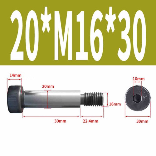 Shoulder Screws Allen Bolt Thread Socket Head High Tensile 12.9 M5 M6- M16 Steel - Picture 148 of 166