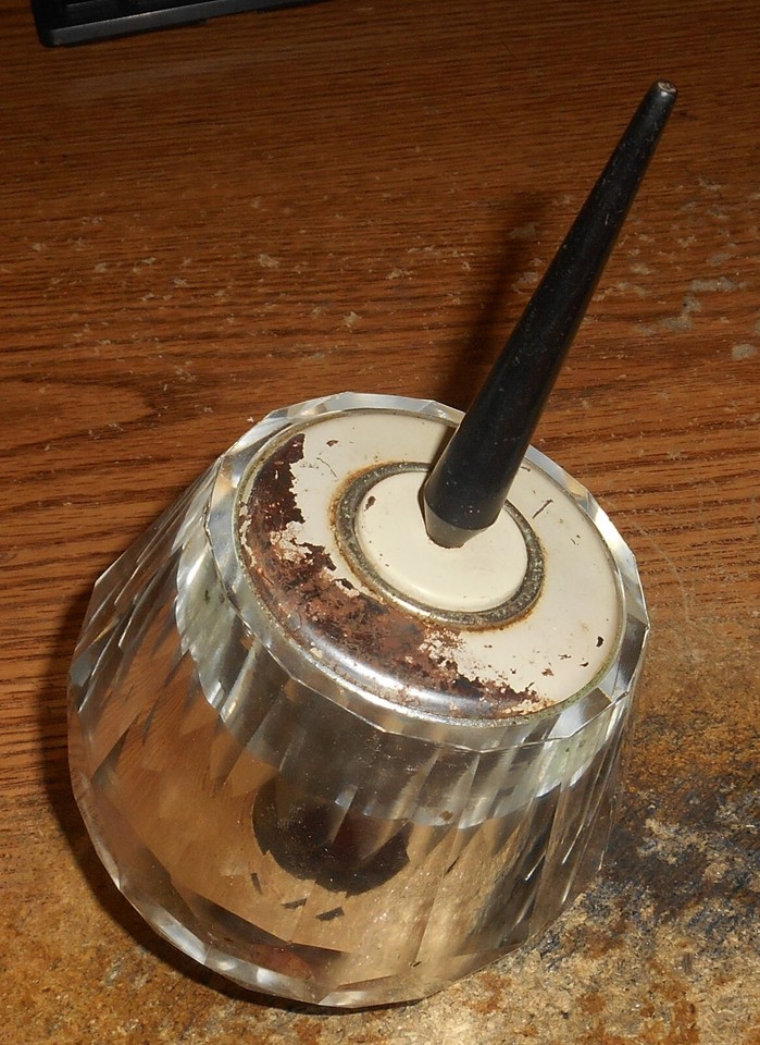 VINTAGE CRYSTAL ELECTRO MATCH TABLE LIGHTER/RARE/FOR PARTS! eBay