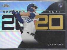 GAVIN LUX 2020 TOPPS CHROME UPDATE DECADES NEXT ROOKIE REFRACTOR RC #25