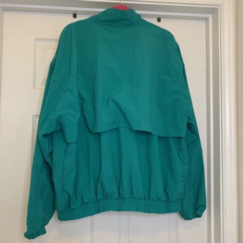 VINTAGE Antigua Jacket Extra Large Green Windbreaker Mens XL - Picture 2 of 8