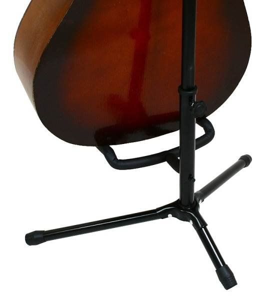 Supporto per chitarra regolabile treppiede foto 6
