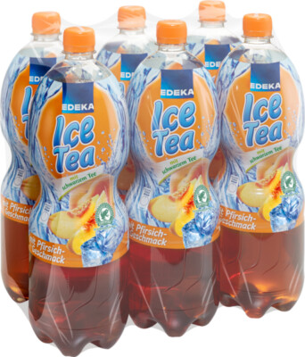 EDEKA Ice Tea Pfirsich 6x1.50L Flaschen, Einweg-Pfand