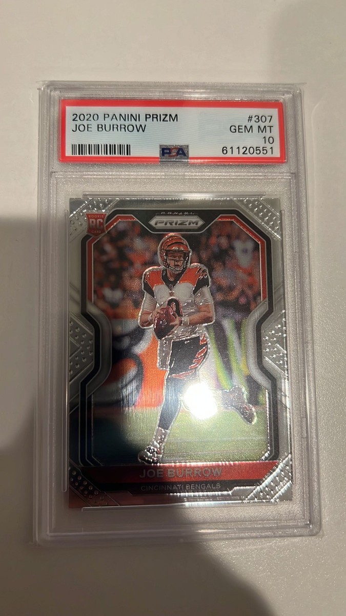 2020 Panini Prizm #307 Joe Burrow Rookie RC PSA 10 Gem Mint