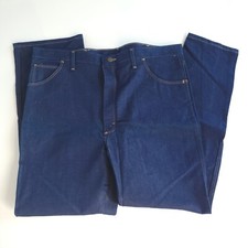 NWT Vtg Wrangler Rugged Wear Jeans Mens 42x32 Blue Dead Stock NOS Stretch USA