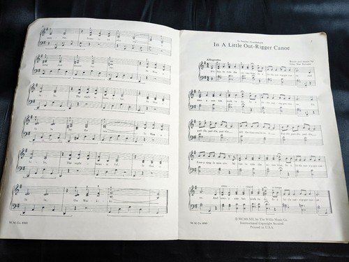 BEAUTIFUL HAWAII PIANO SOLOS WITH WORDS EDNA MAE BURNAM SHEET MUSIC1940 - Picture 5 of 7