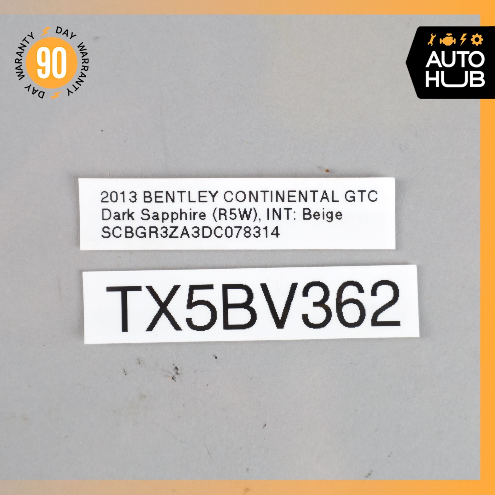 12-18 Bentley Continental GTC GT 6.0L Right Intake & Exhaust Camshaft Set OEM