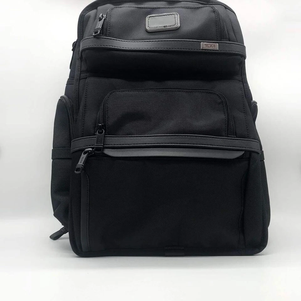 TUMI Alpha 3 Brief Pack Negro Mochila Nylon Bolso de Hombro Deportes Outlet Producto Foto 3 de 4