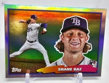 2022 Topps Archives 1988 Topps Big Foil Shane Baz #88BF-9 Rookie RC Tampa Rays 