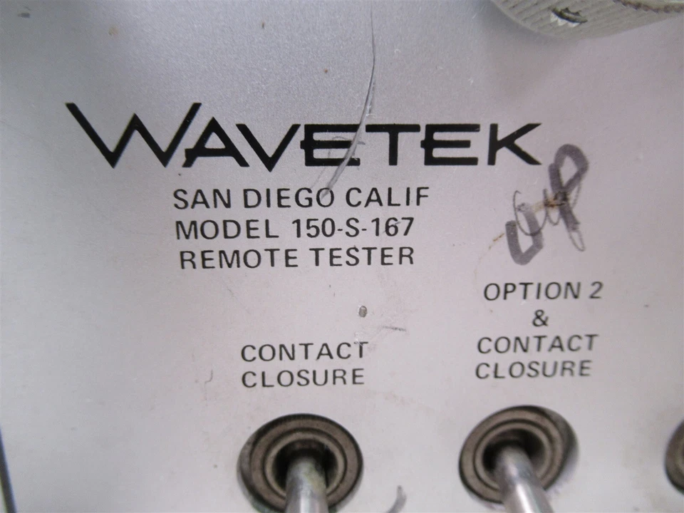 Probador remoto Wavetek modelo 150-S-167 frecuencia Hz y amplitud voltios PP  Foto 2 de 4
