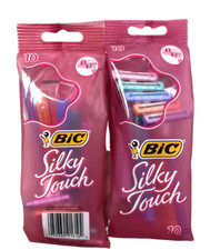 BIC SILKY TOUCH Razors for Women 10ct 2 pack 20 Razors Total pink