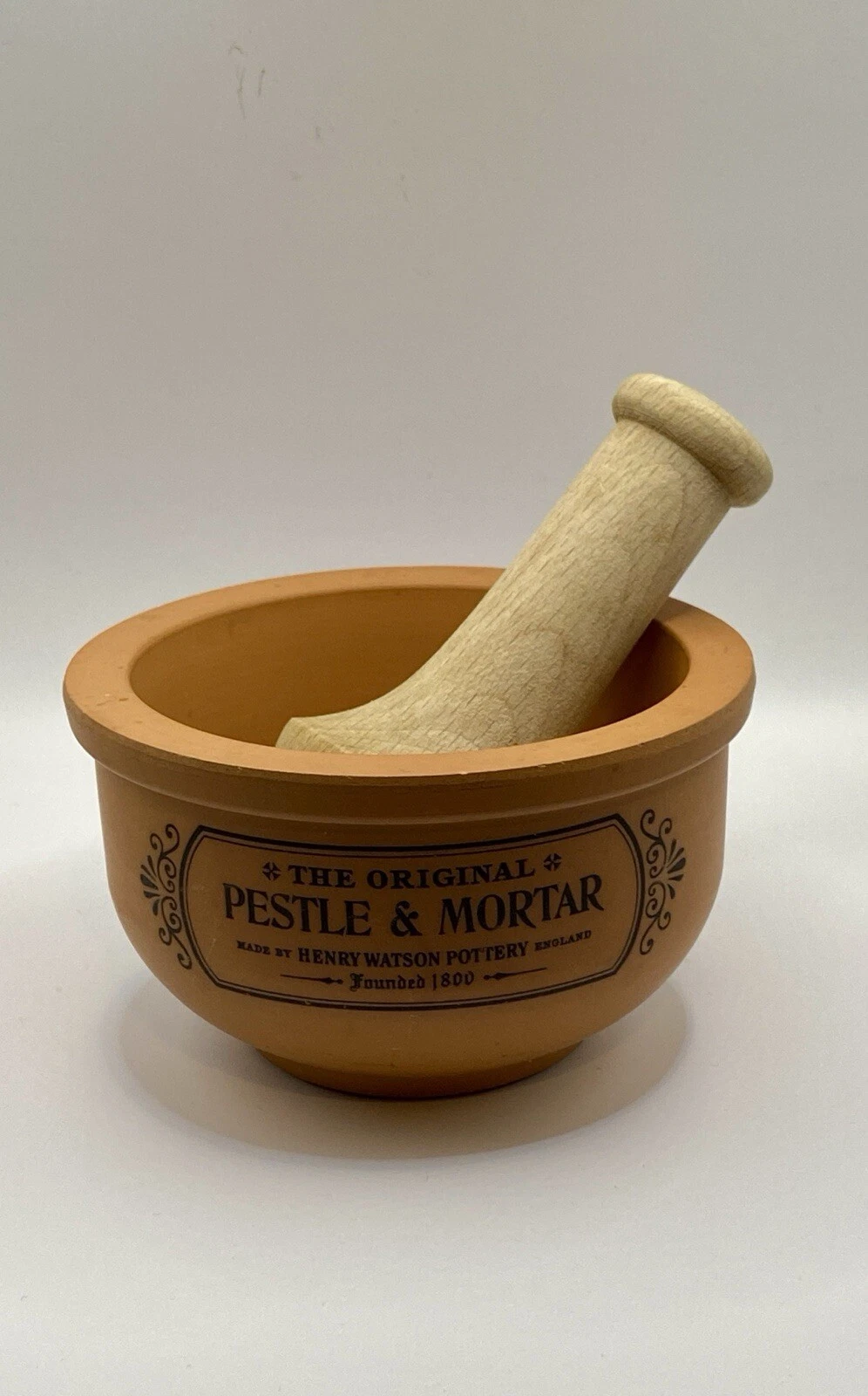 Original Pestle & Mortar by Henry Watson Pottery