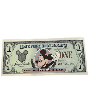 Disney Dollars 1999年 1ドル紙幣 ミッキー s-l400.jpg