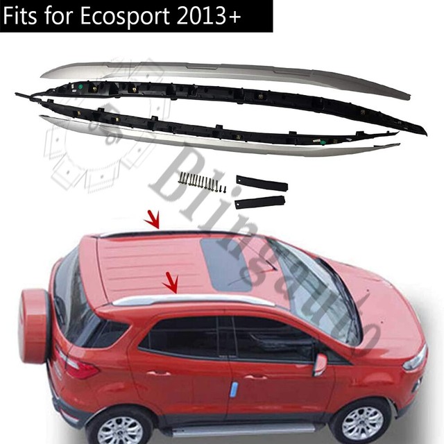 Roof rack fits for Ford Ecosport 20132020 aluminum roof rail 2pc roof
