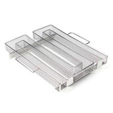 BBQ Kaltraucherzeuger 22,5x22,5x5cm Edelstahl Kaltrauchgenerator Sparbrand