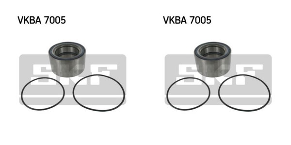 SKF 2X Radnabe Radlagersatz Hinterachse FüR Iveco Daily VI Pritsche Fahrgestell-image