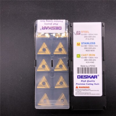 10PC Deskar TNMG160408R-S LF9011 TNMG332 R-S Index cabide tips inserts for MTJNR