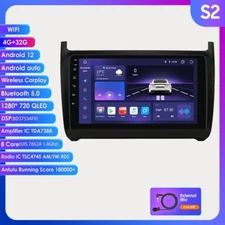 For VW polo 5 2008-2020 Car Stereo Radio 9" Android 12 GPS CarPlay 4+32GB 8 Core