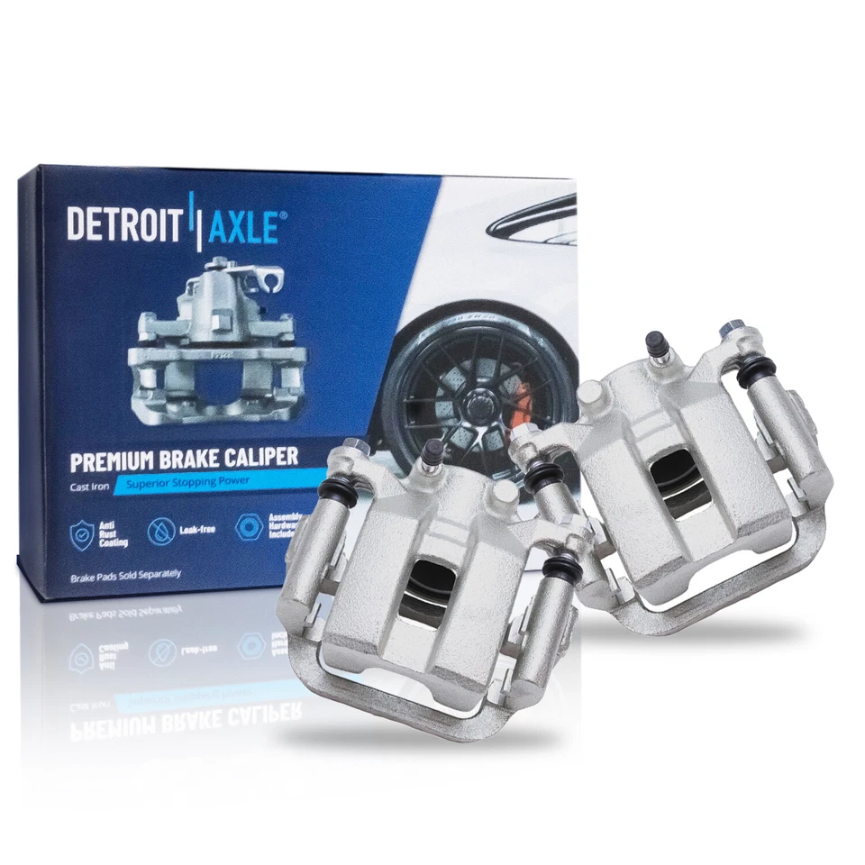 6pc Rear Disc Calipers & Brake Pads for Nissan 350Z Murano Quest Infiniti G35 - Image 3 of 4