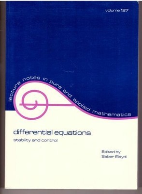Differential Equations. Stability and Control (Lecture Notes in Pure and Appli..