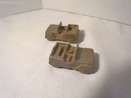 Miniature Mohawk Plastic Army Jeeps - 1 1/2"
