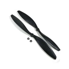 1 Pair Carbon fiber Propeller CW/CCW  for RC Plane 1038/1045/1047/1238/1447/8045