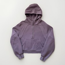 Lululemon Scuba Oversized Half-zip Lavender Hoodie Size M/L