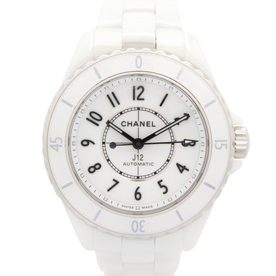 CHANEL J12 Wrist Watch H5699 Automatic winding ceramic White Used Women Coco CC