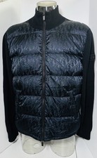 Dior Oblique Knit Puffer Black Jacket Size XL